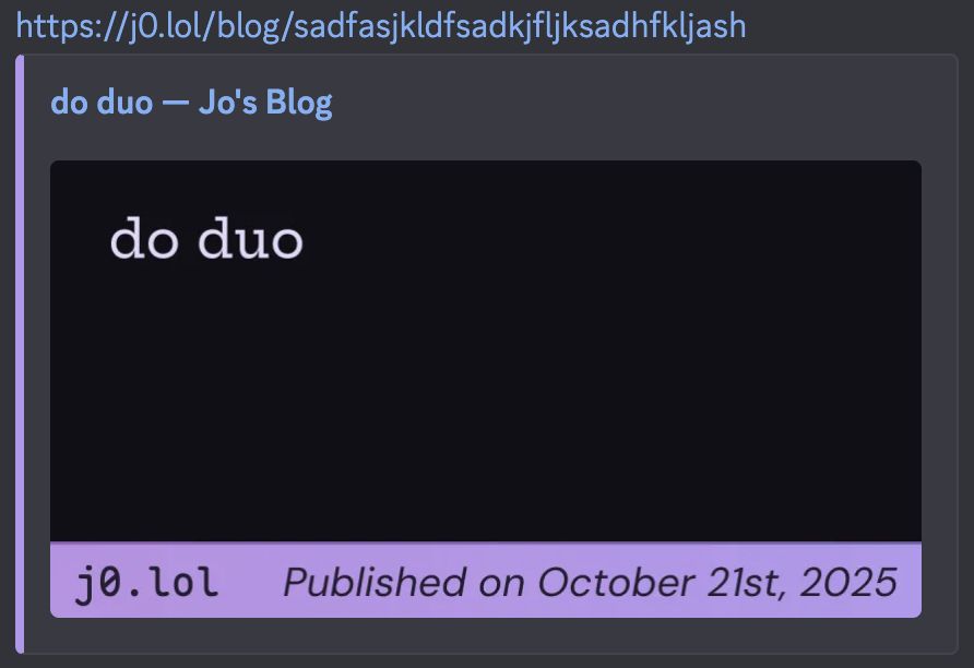 Screenshot of discord